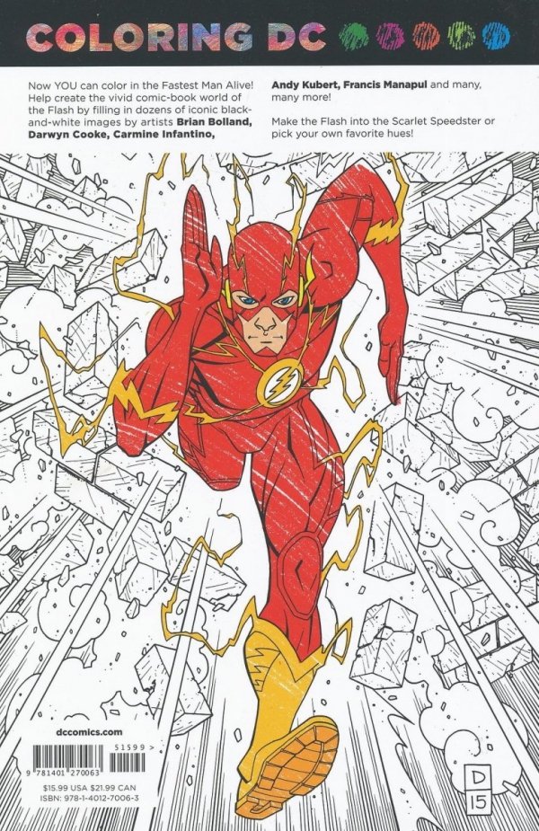 COLORING DC THE FLASH TP [9781401270063] **promocja TOMY**