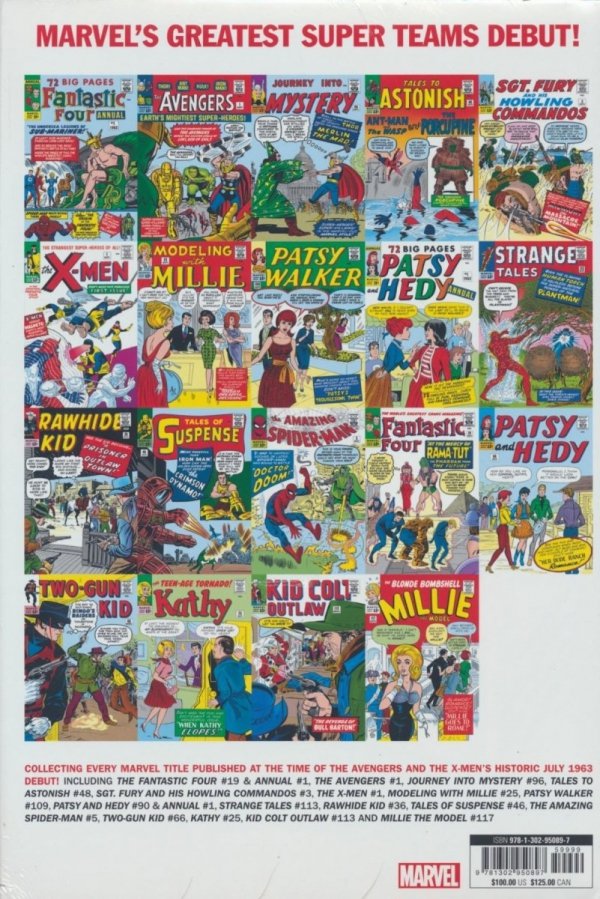 MARVEL JULY 1963 OMNIBUS HC [VARIANT] [9781302950897] **promocja TOMY**