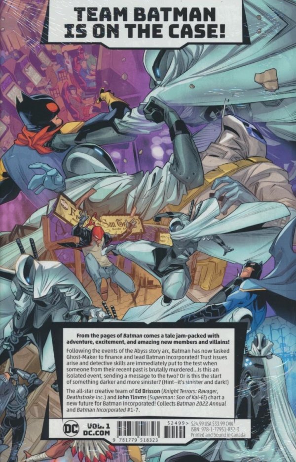 BATMAN INCORPORATED VOL 01 NO MORE TEACHERS HC [9781779518323] **promocja STOCK SALE**