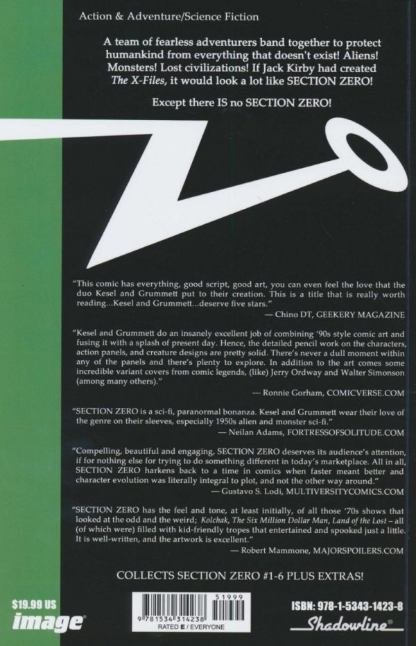 SECTION ZERO VOL 01 THERE IS NO SECTION ZERO TP [9781534314238] **promocja TOMY**