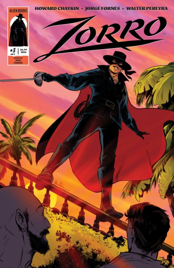 ZORRO #3 VARIANT B PARKER [73238818464400321]