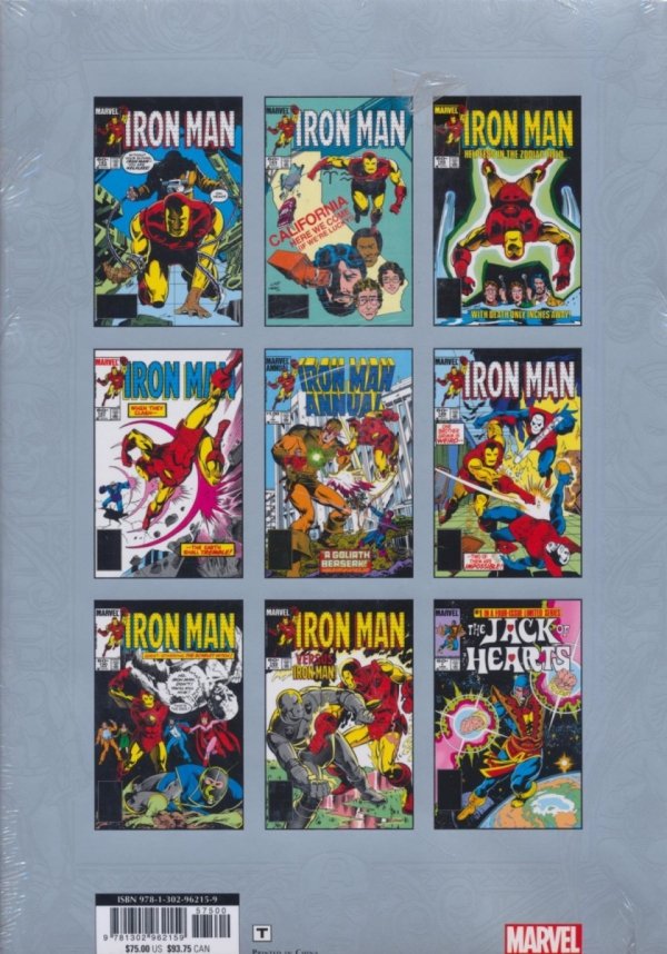 MARVEL MASTERWORKS THE INVINCIBLE IRON MAN VOL 18 HC [STANDARD] [9781302962159]