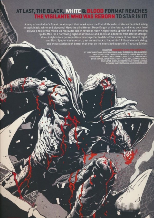 MOON KNIGHT BLACK WHITE AND BLOOD TREASURY EDITION TP [9781302946043] **promocja TOMY**