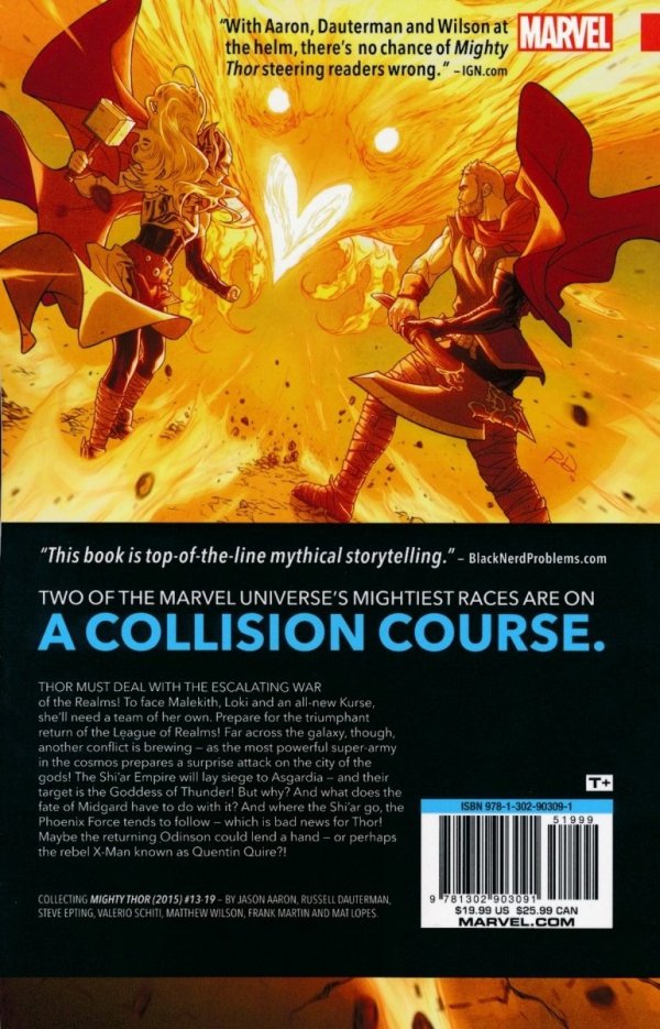MIGHTY THOR VOL 03 THE ASGARD SHIAR WAR TP [9781302903091] **promocja TOMY**