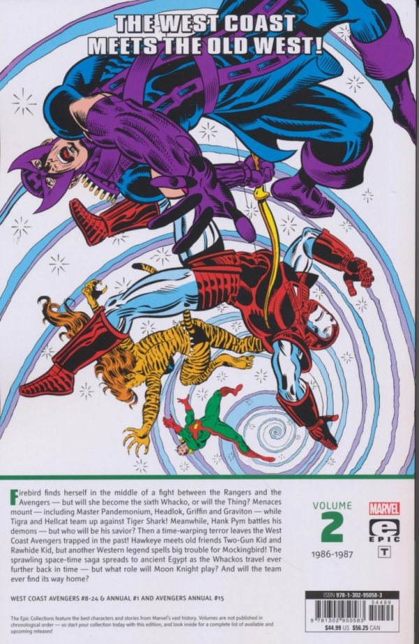 AVENGERS WEST COAST EPIC COLLECTION LOST IN SPACE-TIME TP [9781302950583] **promocja STOCK SALE**