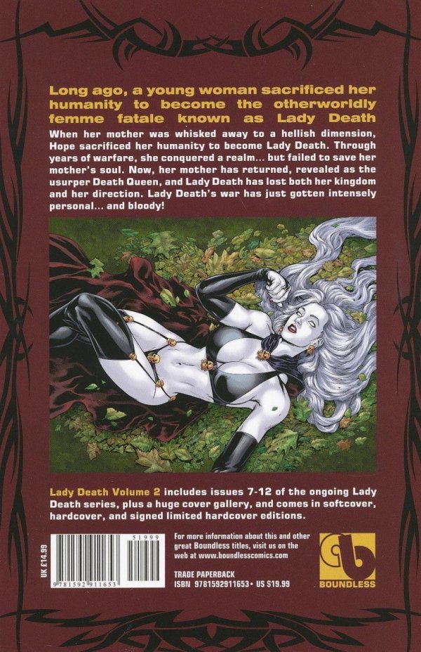 LADY DEATH VOL 02 TP [9781592911653] **promocja TOMY**