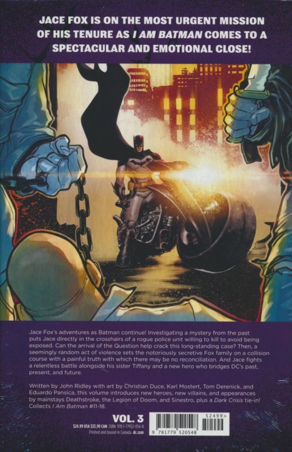 I AM BATMAN VOL 03 THE RIGHT QUESTION HC [9781779520548]