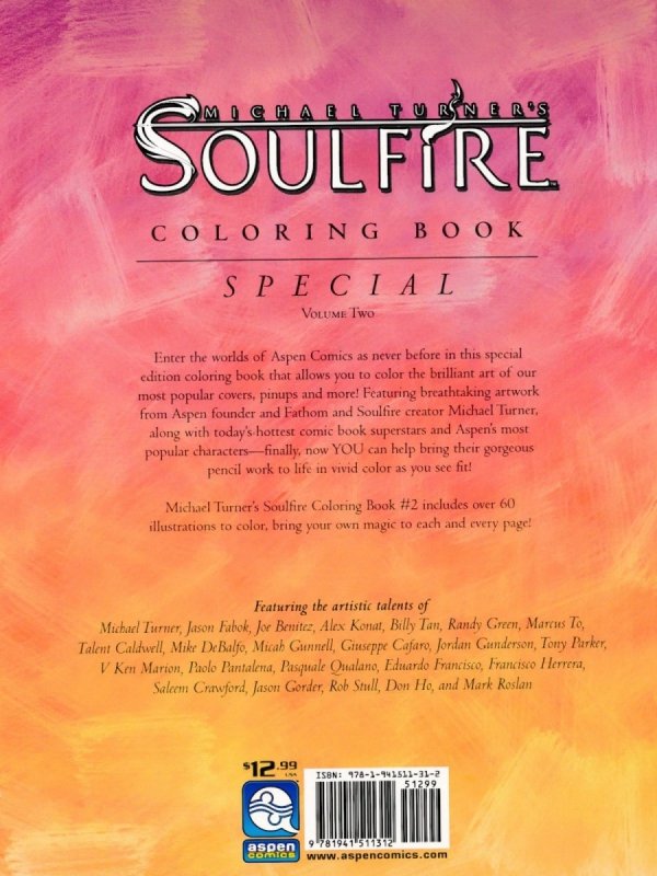 SOULFIRE COLORING BOOK VOL 02 TP [9781941511312] **promocja TOMY**