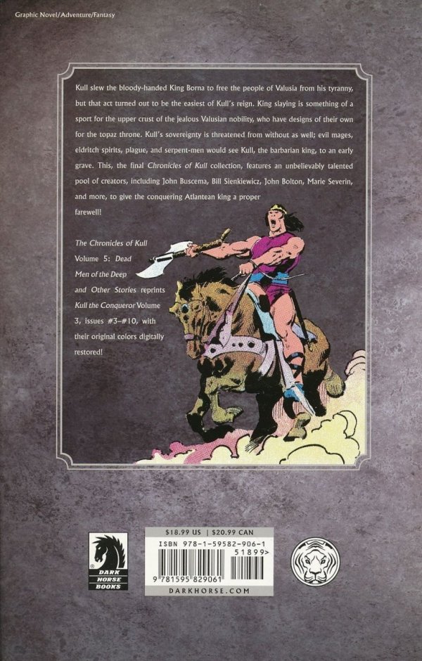 CHRONICLES OF KULL VOL 02 THE HELL BENEATH ATLANTIS AND OTHER STORIES TP [9781595824394]