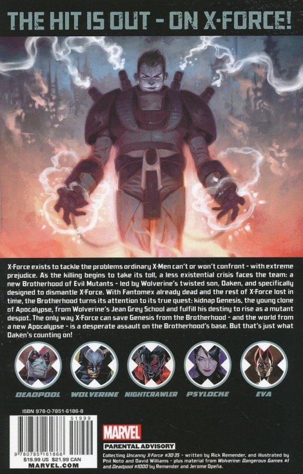UNCANNY X-FORCE VOL 07 FINAL EXECUTION PART 2 TP [9780785161868] **OFERTA SPECJALNA**