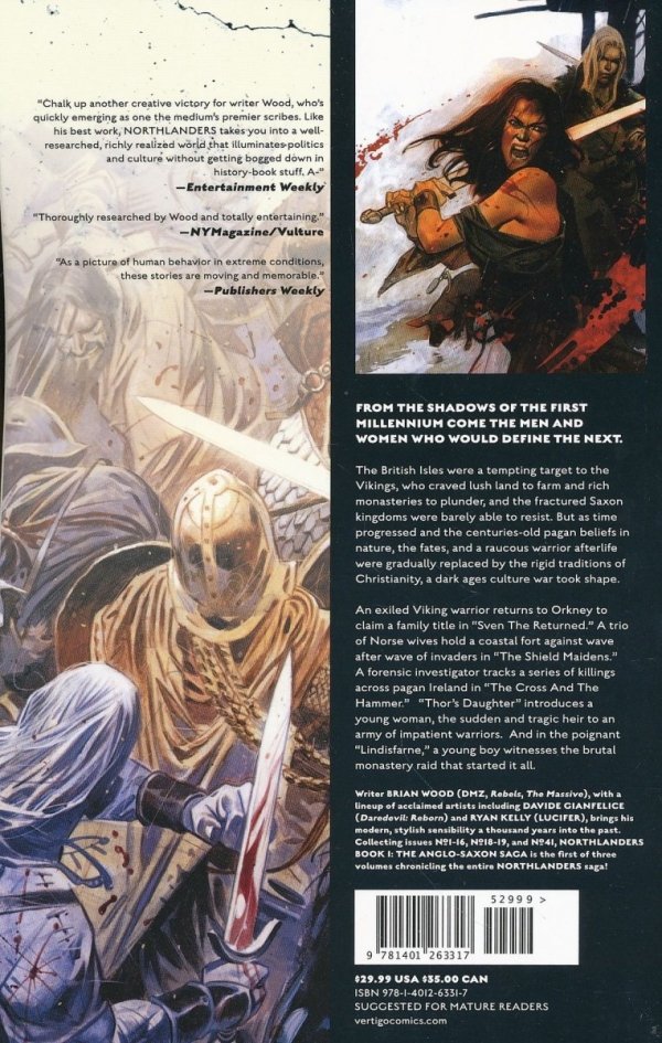 NORTHLANDERS VOL 01 THE ANGLO-SAXON SAGA TP [9781401263317] **OFERTA SPECJALNA**