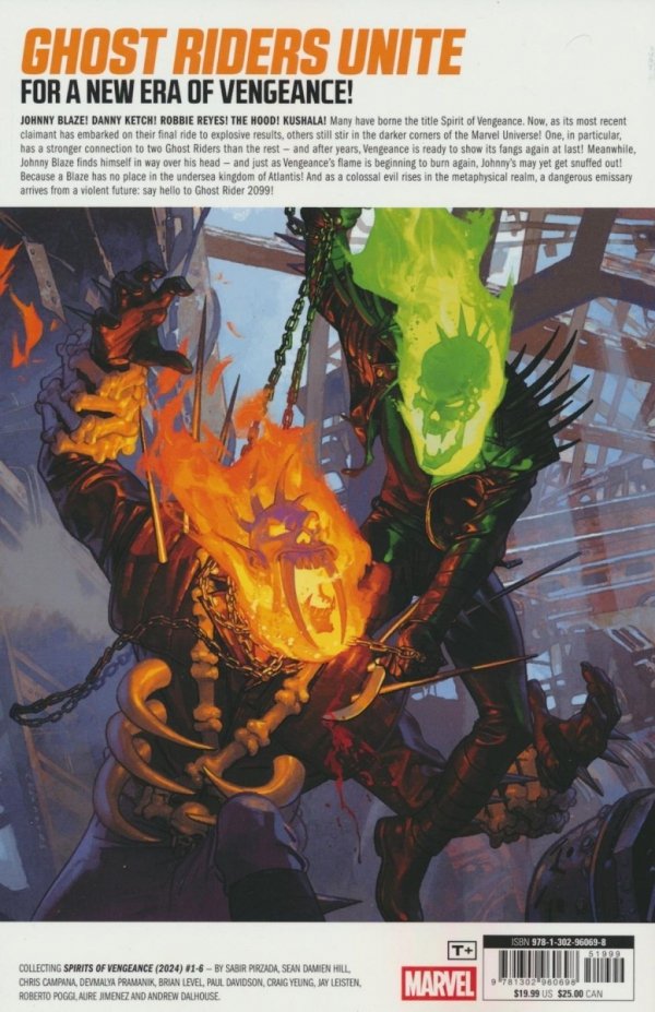 SPIRITS OF VENGEANCE TP [9781302960698] **OFERTA SPECJALNA**