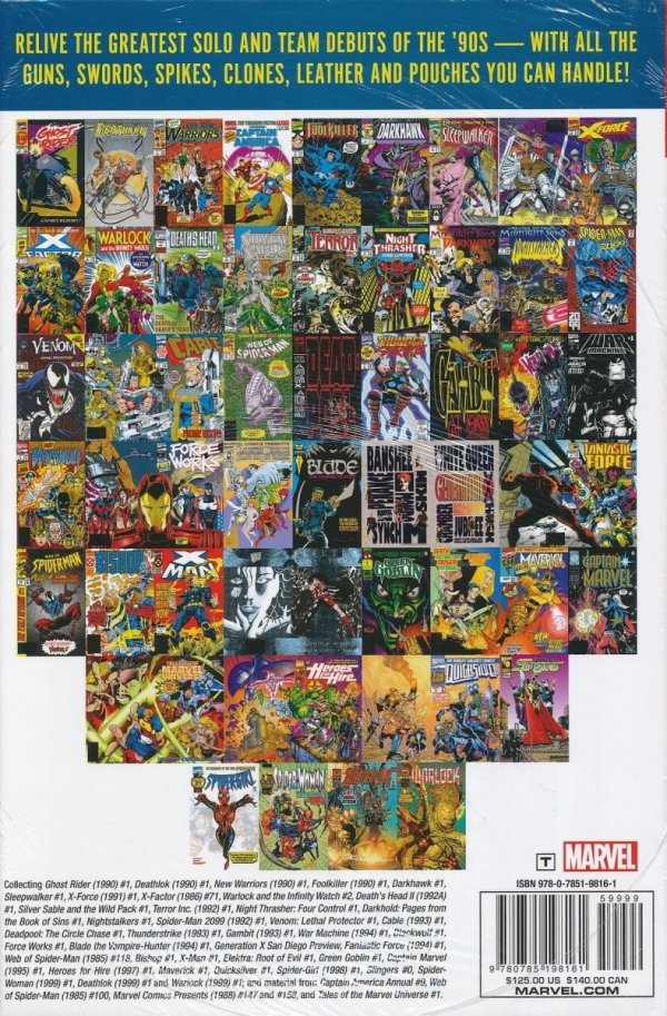 MARVEL FIRSTS THE 1990S OMNIBUS HC [STANDARD] [9780785198161] **promocja TOMY**