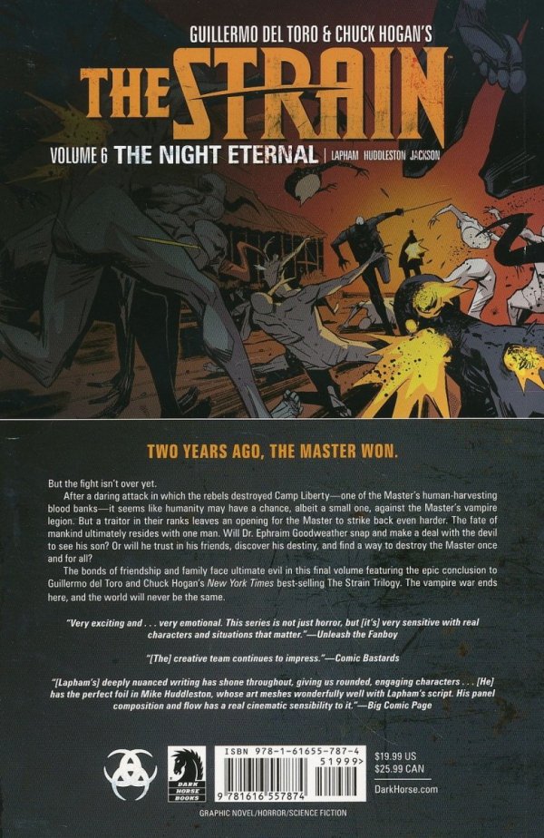 STRAIN VOL 06 THE NIGHT ETERNAL TP [9781616557874] **promocja TOMY**