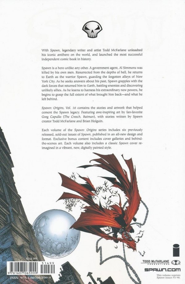 SPAWN ORIGINS COLLECTION VOL 16 TP [9781607065999]