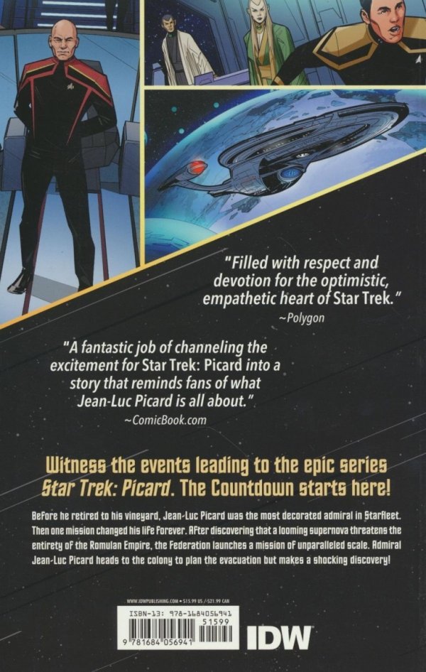 STAR TREK PICARD COUNTDOWN TP [9781684056941]