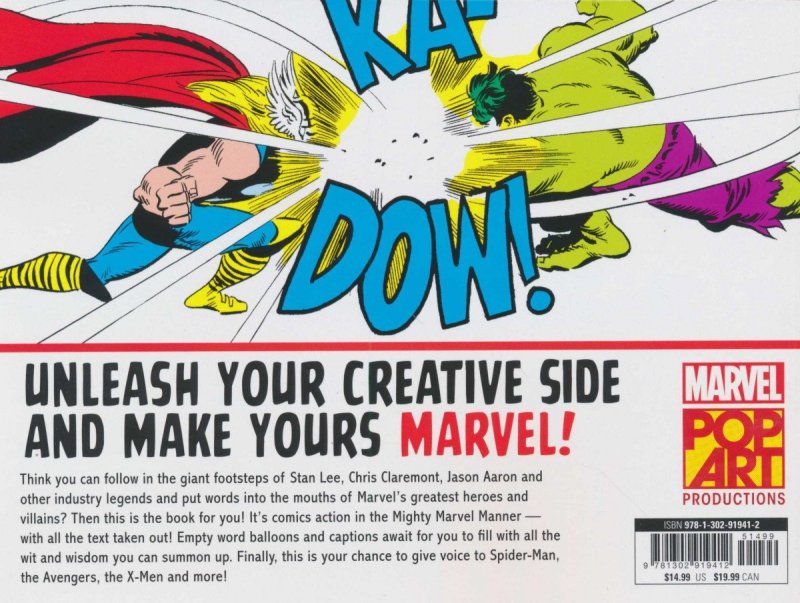 WRITE YOUR OWN MARVEL SC [9781302919412]