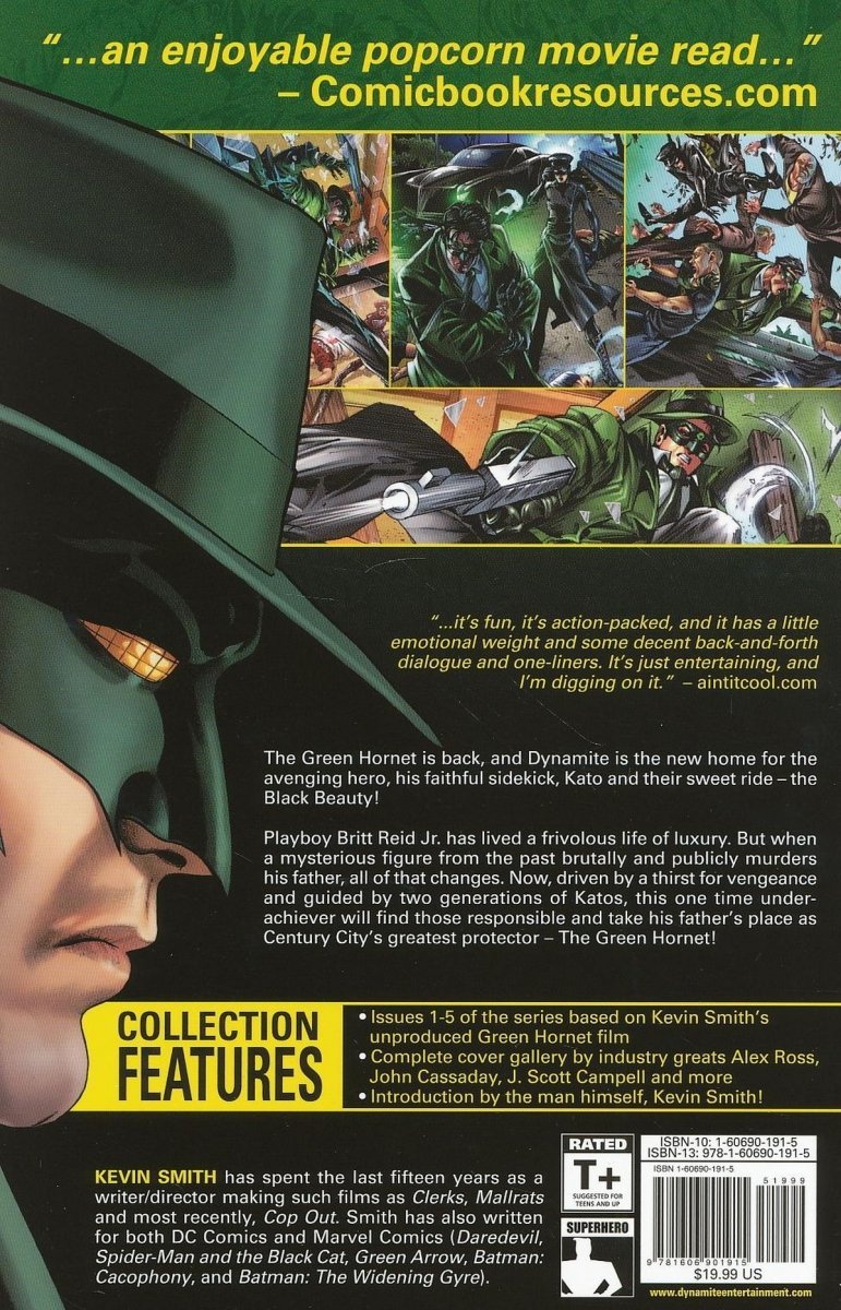 GREEN HORNET VOL 01 SINS OF THE FATHER SC [9781606901915]