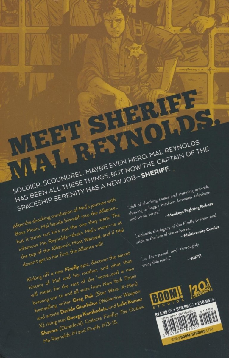 FIREFLY NEW SHERIFF IN THE VERSE VOL 01 SC [9781684157501]