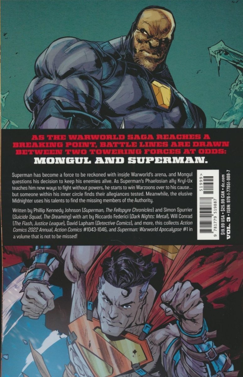 SUPERMAN ACTION COMICS WARWORLD REVOLUTION SC [9781779519887]