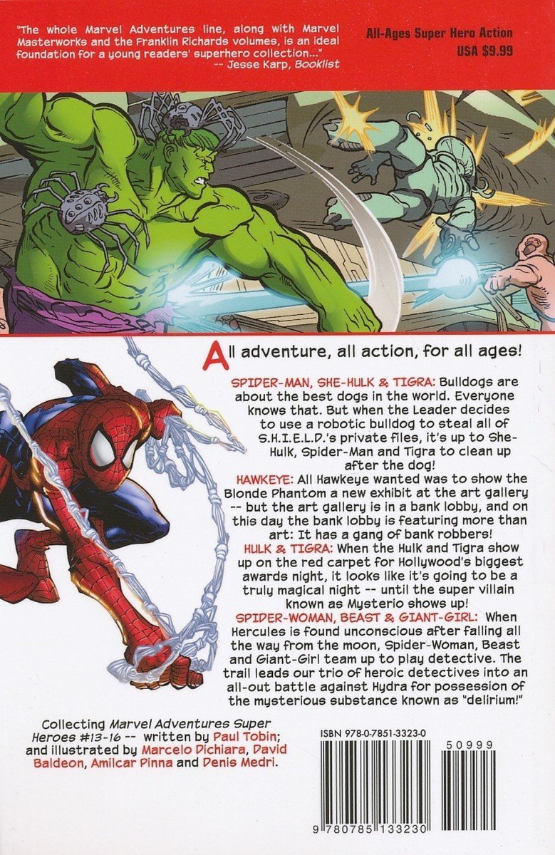 MARVEL ADVENTURES SPIDER-MAN AND AVENGERS SC [9780785133230]