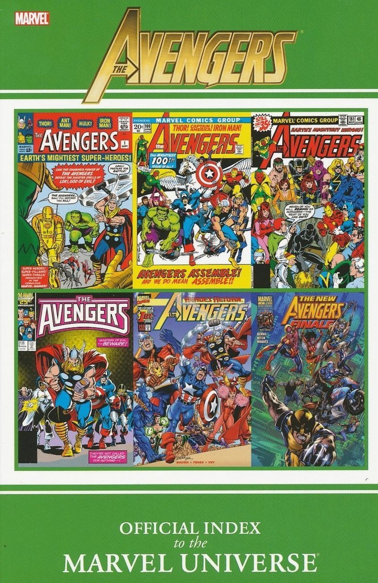 AVENGERS OFFICIAL INDEX TO THE MARVEL UNIVERSE SC [9780785155225]