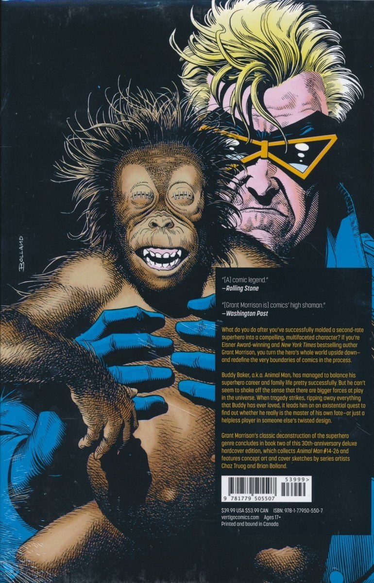ANIMAL MAN BY GRANT MORRISON 30TH ANNIVERSARY DELUXE EDITION VOL 02 HC [9781779505507]