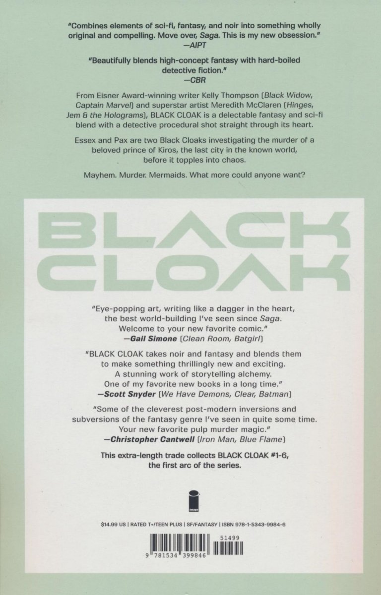 BLACK CLOAK VOL 01 SC [9781534399846]