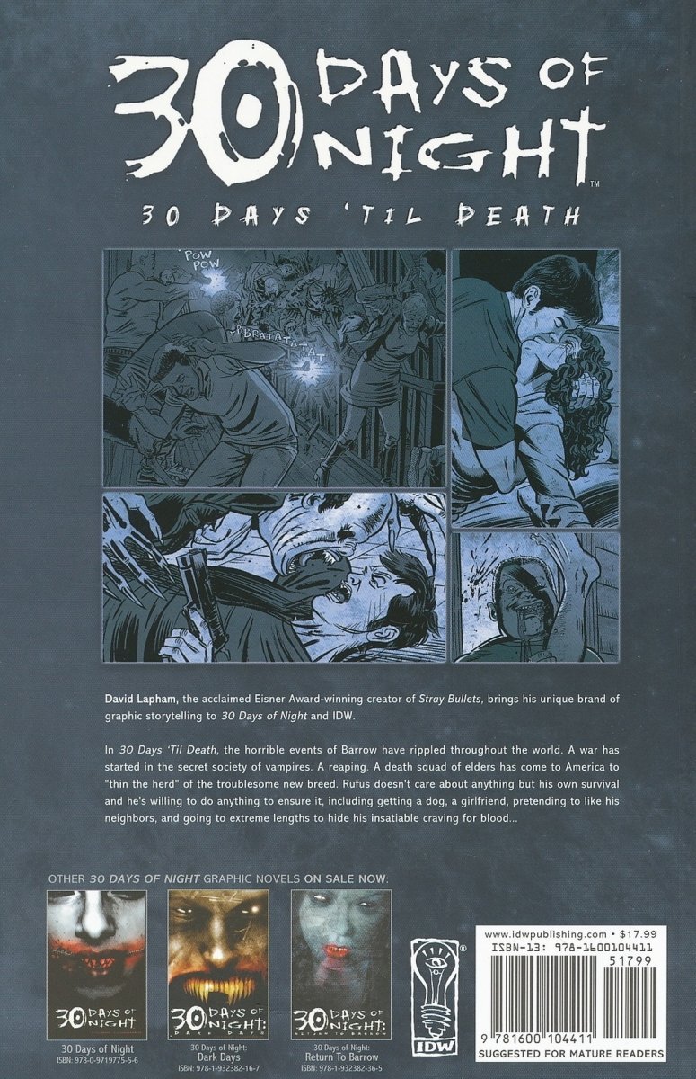 30 DAYS OF NIGHT 30 DAYS TIL DEATH SC [9781600104411]