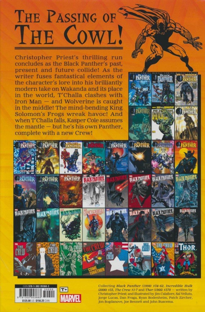 BLACK PANTHER BY CHRISTOPHER PRIEST OMNIBUS VOL 02 HC [STANDARD] [9781302953683]