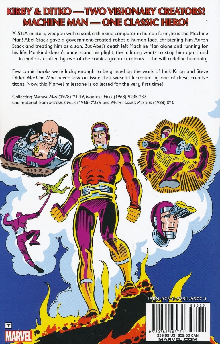 MACHINE MAN BY KIRBY AND DITKO THE COMPLETE COLLECTION SC