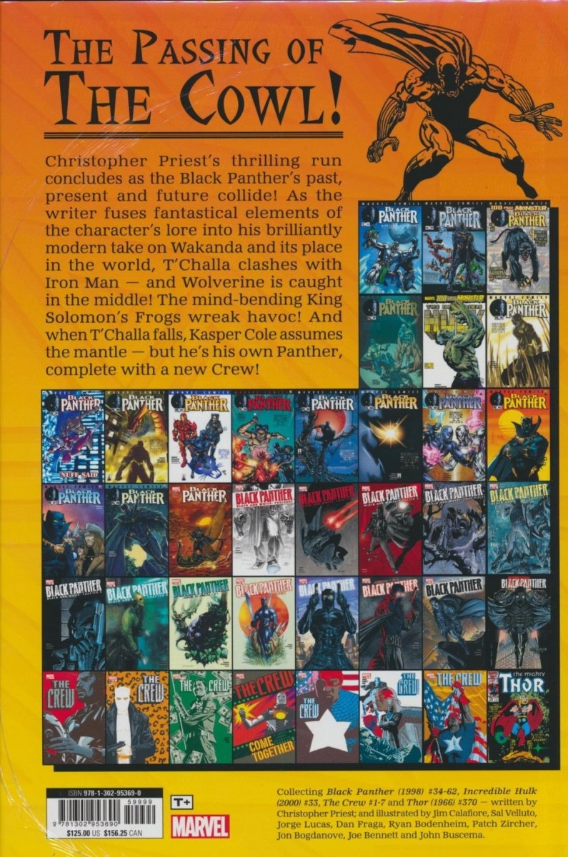 BLACK PANTHER BY CHRISTOPHER PRIEST OMNIBUS VOL 02 HC [VARIANT] [9781302953690]