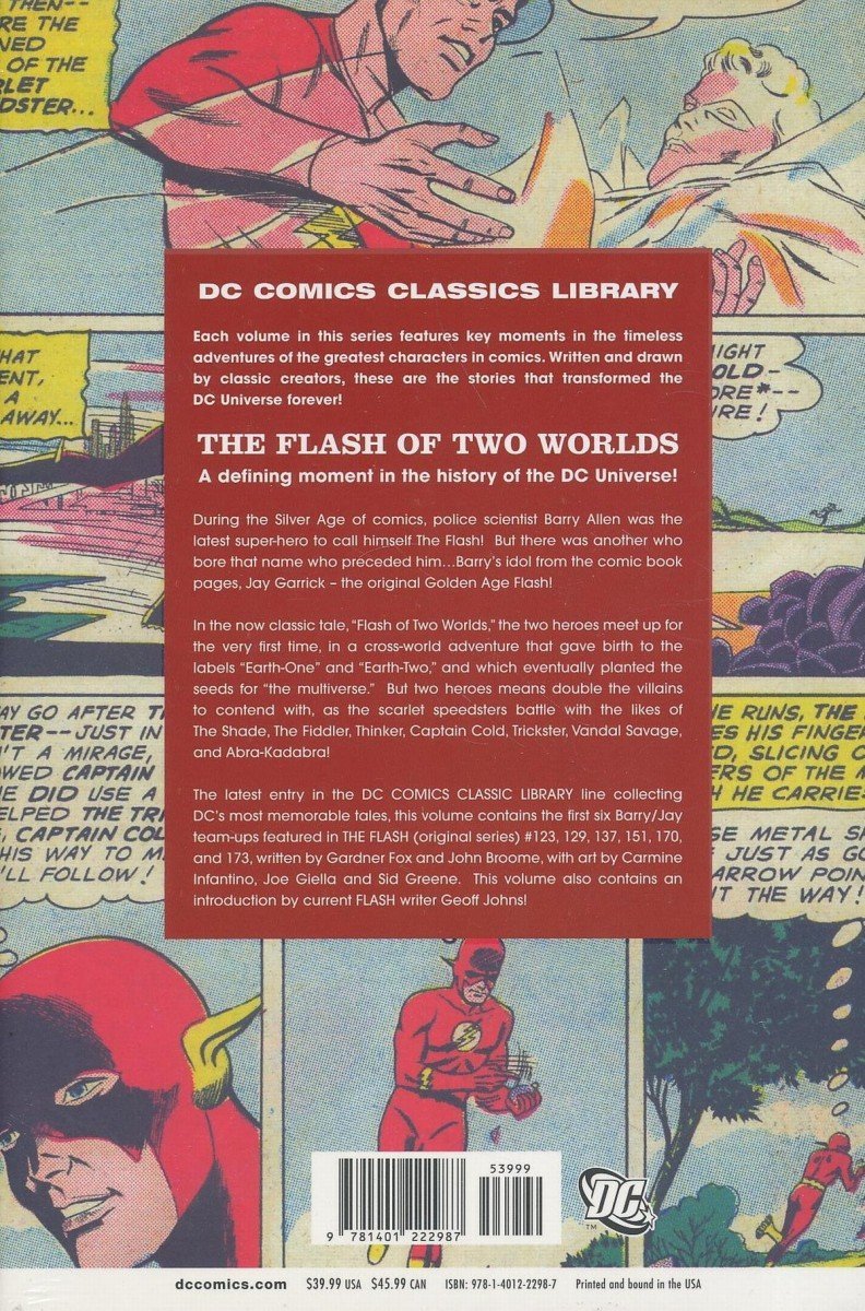 DC COMICS CLASSICS LIBRARY THE FLASH OF TWO WORLDS HC [9781401222987]