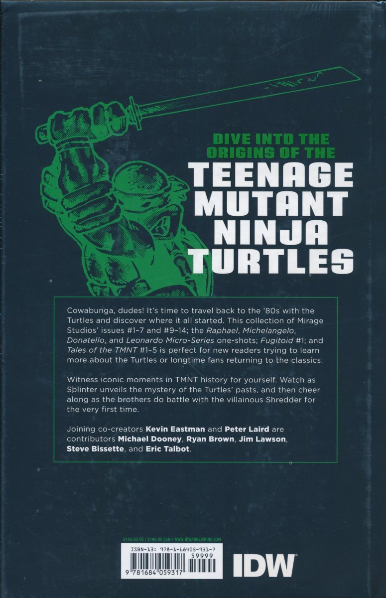 TEENAGE MUTANT NINJA TURTLES COMPENDIUM VOL 01 HC [9781684059317]