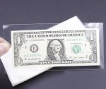 Holdery na banknoty 7,5X16,5 cm 25 szt