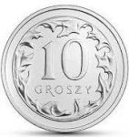 10 Groszy gr 2007 mennicza z woreczka 