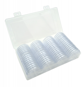 KAPSLE NA MONETY 41MM W PUDEŁKU 60 SZT