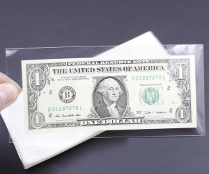Holdery na banknoty 7,5X16,5 cm 25 szt