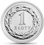 1 Złoty zł 2019 mennicza z woreczka 