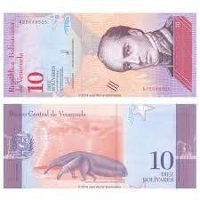 WENEZUELA Banknot 10 Bolivares 2018 UNC 