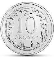 10 Groszy gr 2004 mennicza z woreczka 