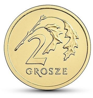 2 Grosze gr 2012 mennicza z woreczka 
