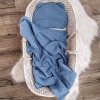 Otulacz muślinowy - niebieskie kropki