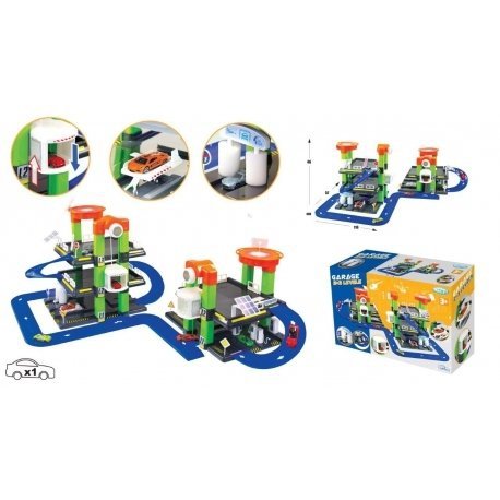 MOCHTOYS NOWOCZESNY MEGA GARAŻ 2+3 POZIOMY PARKING
