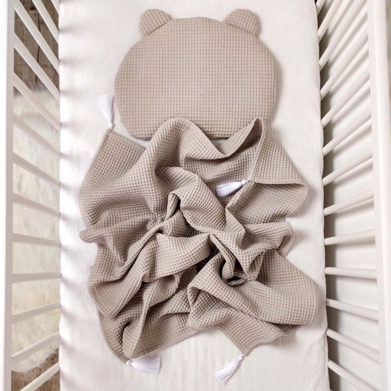 Zestaw prezent BABYSHOWER - beżowy