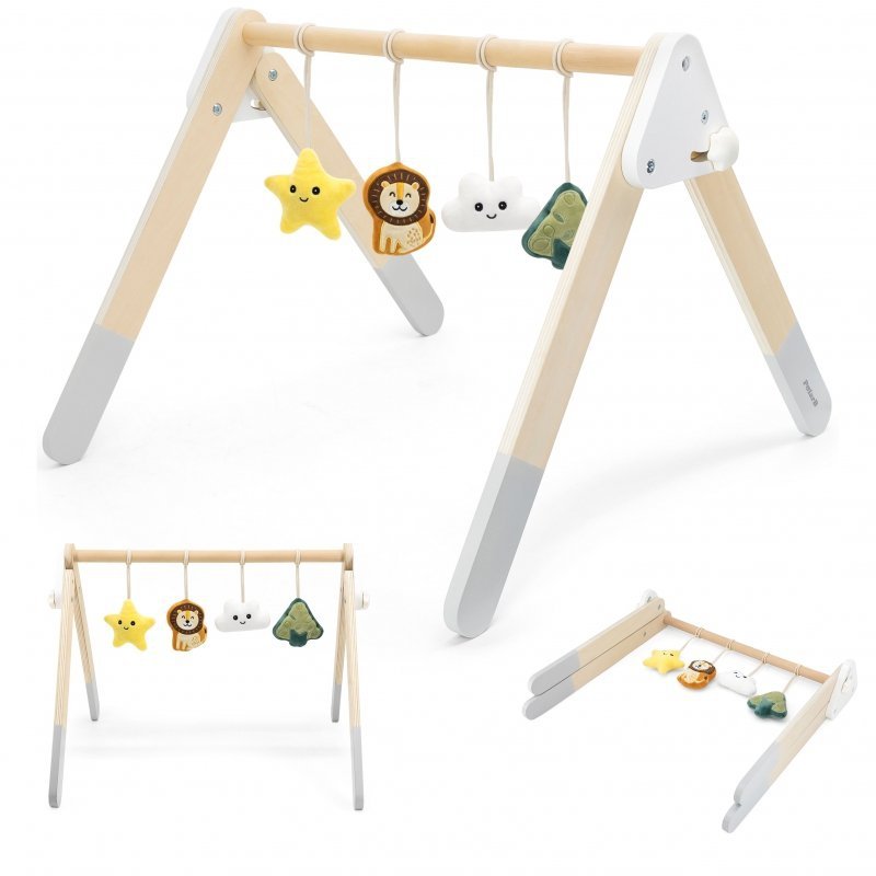 Pałąk Stojak dla Niemowląt Baby Gym z zabawkami Viga PolarB 
