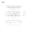 Blokada strun GOTOH GHL-2 (GD)