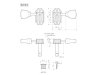 Klucze blokowane GOTOH SD90-05M MG (GD,3+3)