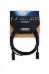 Płaski kabel MIDI ROCKBOARD Flat BK (3,0m)