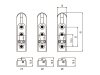 Mostek do basu VPARTS VBB-M14-2 mono-rail (CR)